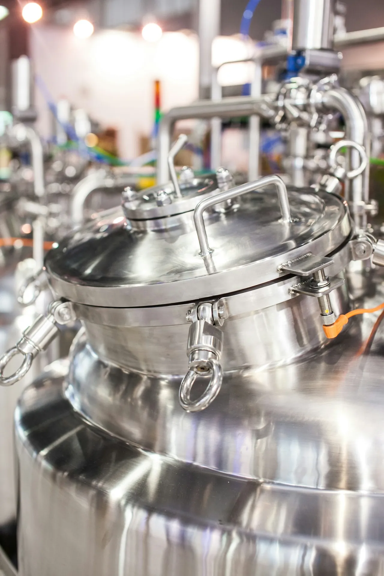 Stainless-steel pharmaceutical processing equipment